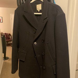 Billy Reid Bond Peacoat in Large
